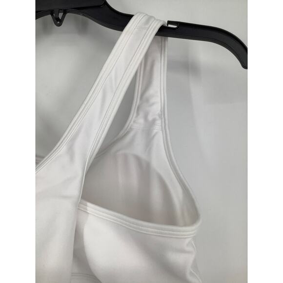 Under Armour Womens 2X White Crossback Mid Sports Bra Yoga Workout Active O2-11 - Picture 6 of 9